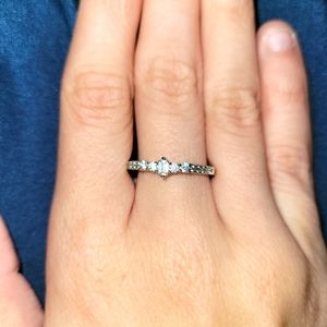 925 cubic zirconia ring